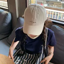 ユニークロゴデザインのキャップ【夏用・ソフトトップ・UVカット・女子用】