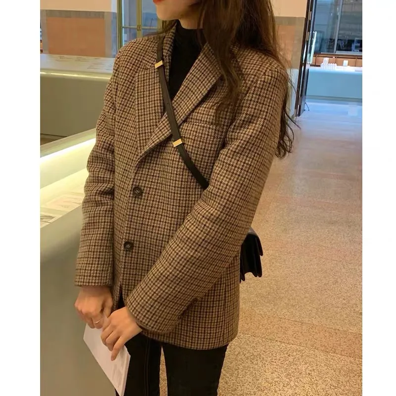 デニムジャケット コーデの悩みを解決！千鳥格子毛織りジャケットの完全ガイド