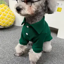 ペット用 夏用ポロシャツ【純綿・通気性・小型犬・猫用】