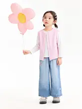キッズ用デニムパンツ【春用・ゆったり・ストレッチ素材】（セットアップ対応）