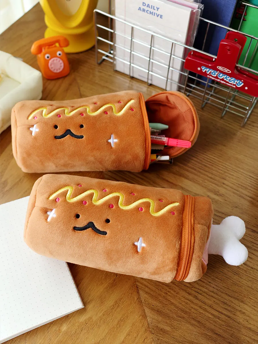 雨過山オリジナルハムモコペンケース：かわいい文具袋としての大容量学生用ケースの実用性と価格帯