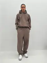 刺繍ロゴ入りウエストゴムパンツ【クリーンフィット・ユニセックス・デザイン】（セットアップ対応）