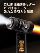 車載用ワイヤレスハンディ掃除機【充電式・吸引と吹き出し機能・強力吸引】