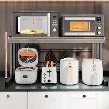 キッチン用置き型収納ラック【多機能・電子レンジ・オーブン用】