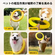 大型犬用おもちゃ【耐久性・トレーニング用・ラバーボール・フリスビー型】