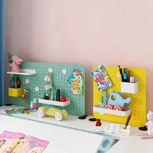 デスク用立体収納ラック【穴あけ不要・磁気吸着可・オフィス用】