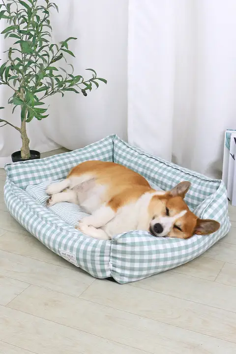 犬用ベッド【四季対応・洗濯可能・保温性・小型犬用・コーギー・テディベアスタイル】