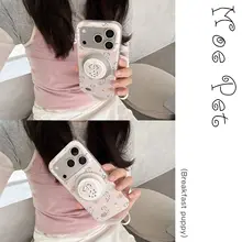 Rolincube 可愛いマグネット式スマホスタンド【伸縮可能・携帯用・ペットデザイン】
