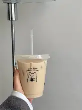 再利用可能な大容量夏用水筒【プラスチック製・ストロー付き・携帯用コーヒーカップ】