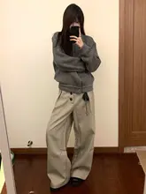 高身長対応 千鳥格子柄 ワイドパンツ【サスペンダー付き・フィット・カジュアル】（セットアップ対応）