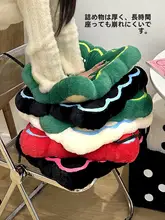 チェアクッション 座布団 厚手 ふかふか 滑り止め付き かわいい オフィス 床 学生 一人暮らし