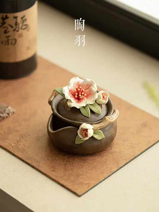 陶製防熱茶壶【堅牢なデザイン・家庭用・ギフトボックス入り】