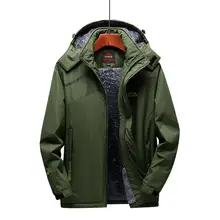 メンズ アウトドアジャケット【寒冷対応・防風・防水・裏起毛・秋冬用】