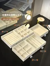 高級ジュエリー収納ボックス【透明・防酸化・大容量・ネックレス・イヤリング用】