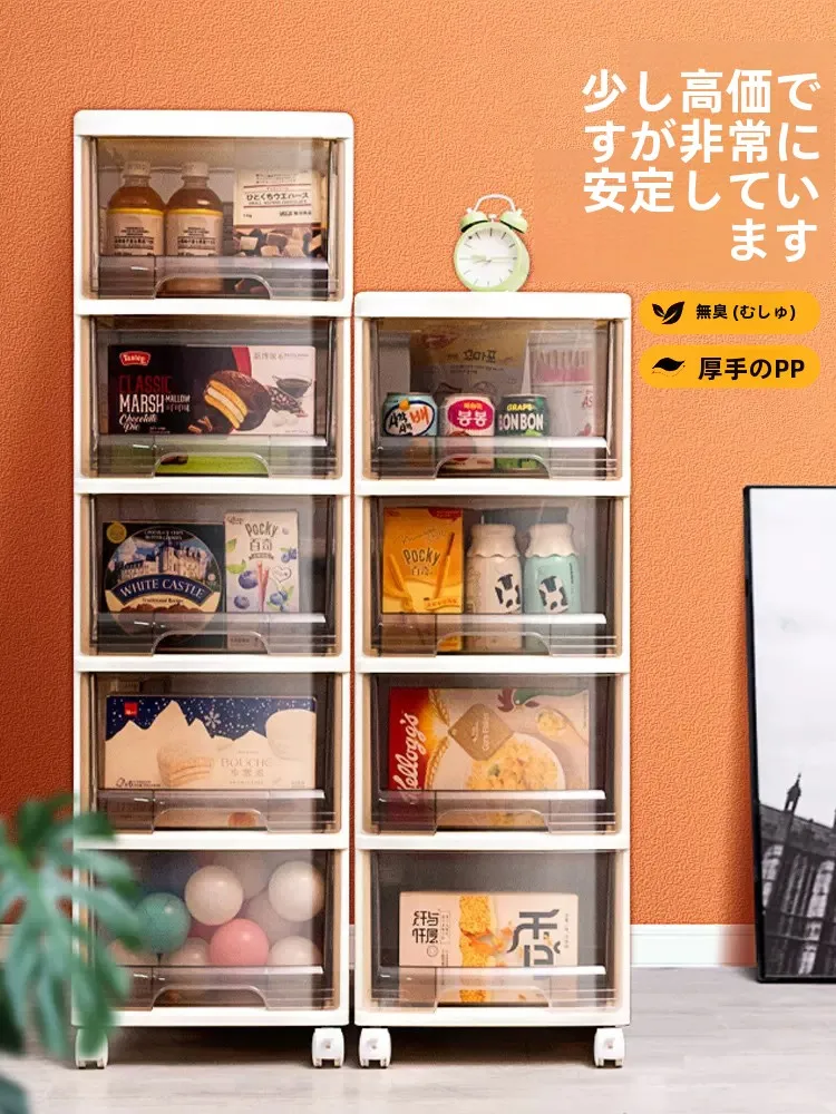 収納キャビネット 引き出し式 多層 プラスチック 透明 キャスター付きの実用性と使い分け