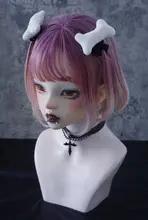 ハンドメイドの骨髪飾り【ダークゴシックスタイル】