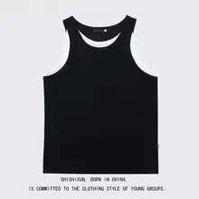 したデザインの夏用ノースリーブTシャツ【重ね着対応・カジュアルスタイル】（セットアップ対応）