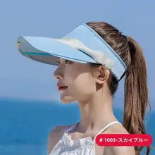 レディース ゴルフ帽子【アウトドア運動・カジュアル・空頂・幅広つば・UVカット・速乾】