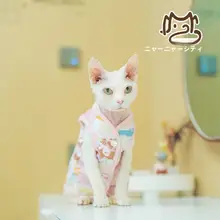 無毛猫用ジャケット【スフィンクス・デボン・冬用・加綿・フリースライニング】