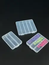 透明プラスチック部品ボックス【仕分け収納用・釣具やアクセサリーに最適】