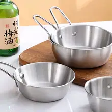 ハンドル付きステンレス調味料ボウル【家庭用・耐衝撃・サラダ・スナック用】