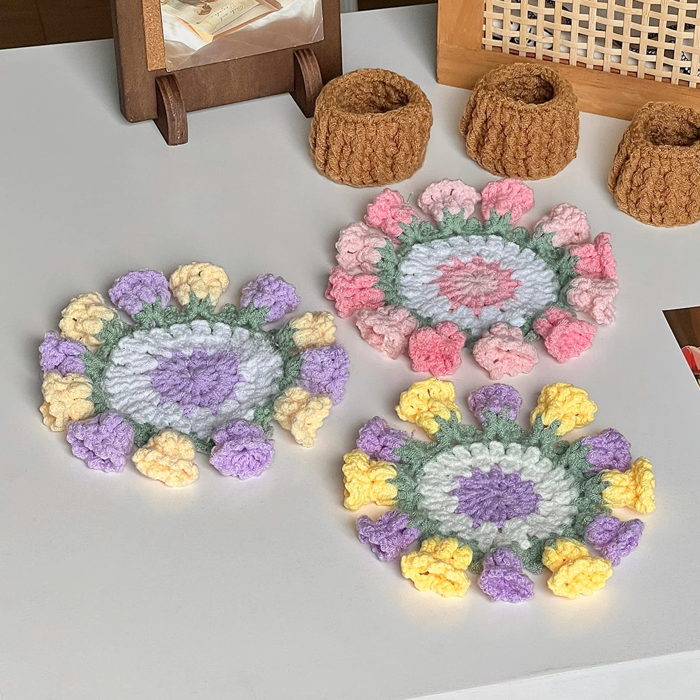ハンドメイド雑貨販売で売れるものとは？手編みの花束コースターが教えてくれたリアルな答え