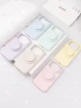 BLUELIFE マカロンカラーの柔らかい液体シリコン製MagSafeスタンド