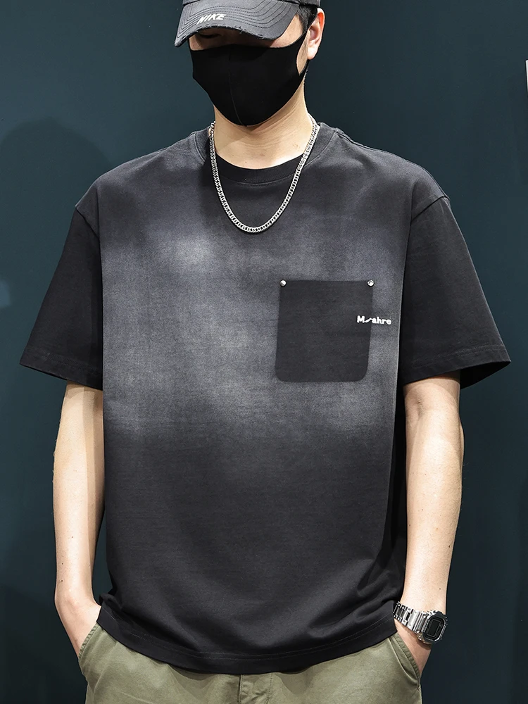 極上の柔らかさ コットン製 メンズ 半袖Tシャツ【アメリカン・ヴィンテージウォッシュ・夏用】