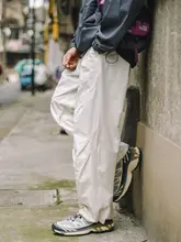 春夏用 アウトドアスポーツ 薄手速乾カジュアルパンツ【ストレートシルエット・ウエストドローストリング】