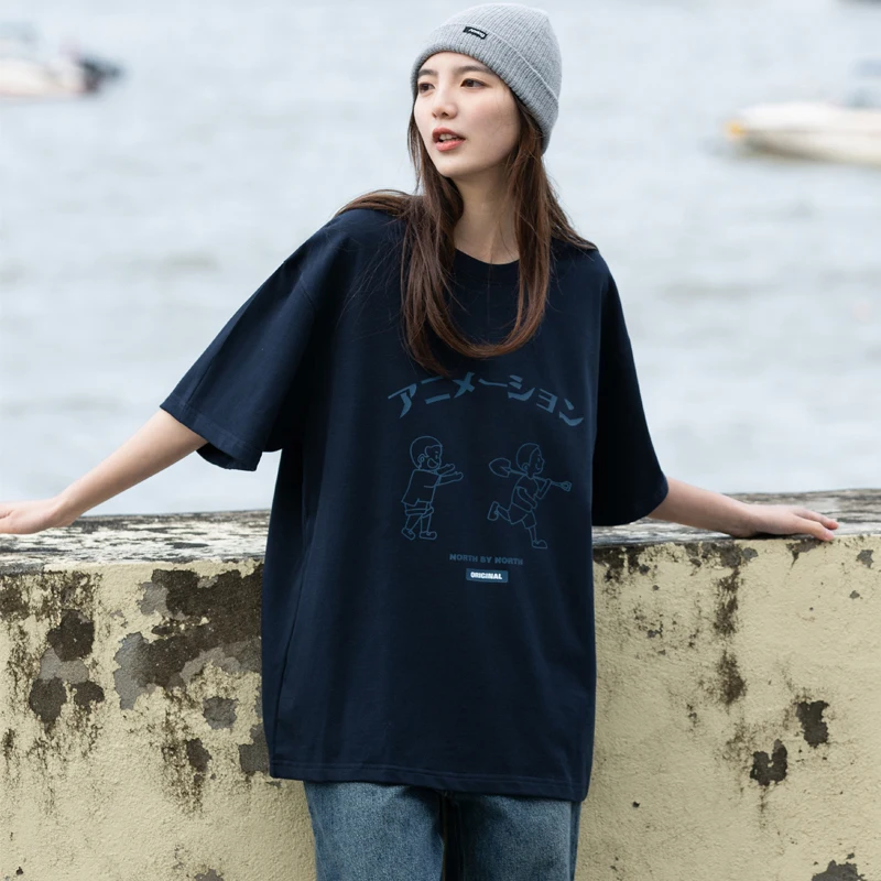東京秋葉原アニメで人気のNBNカートゥーンTシャツ：ビンテージ風学生用コットンの実用性とシーン別評価