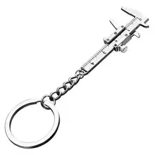 ミニサイズ便捷タイプのノギスキーホルダー【測定工具・亜鉛合金製・携帯用】
