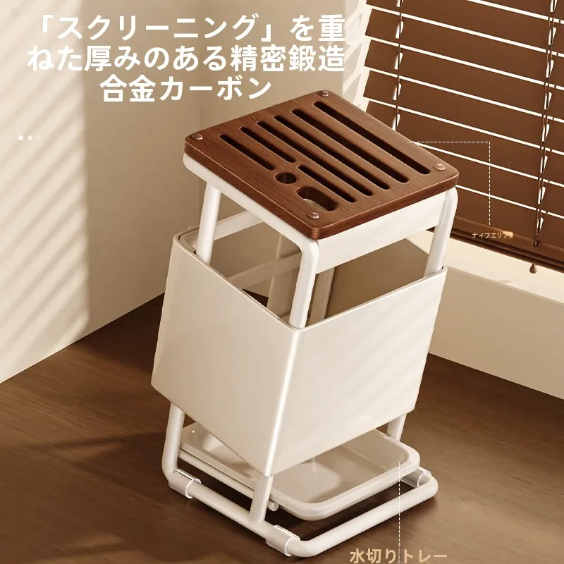 カウンター天板にどんなアイテムが合う？実際の暮らしで試した「マルチ機能キッチンナイフラック」の選び方