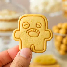 面白いファグラーの歯の奇妙なクッキー型