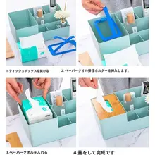 便利なデザイン！自動昇降式ティッシュボックススタンド【スプリング式・高さ調整・家庭用】