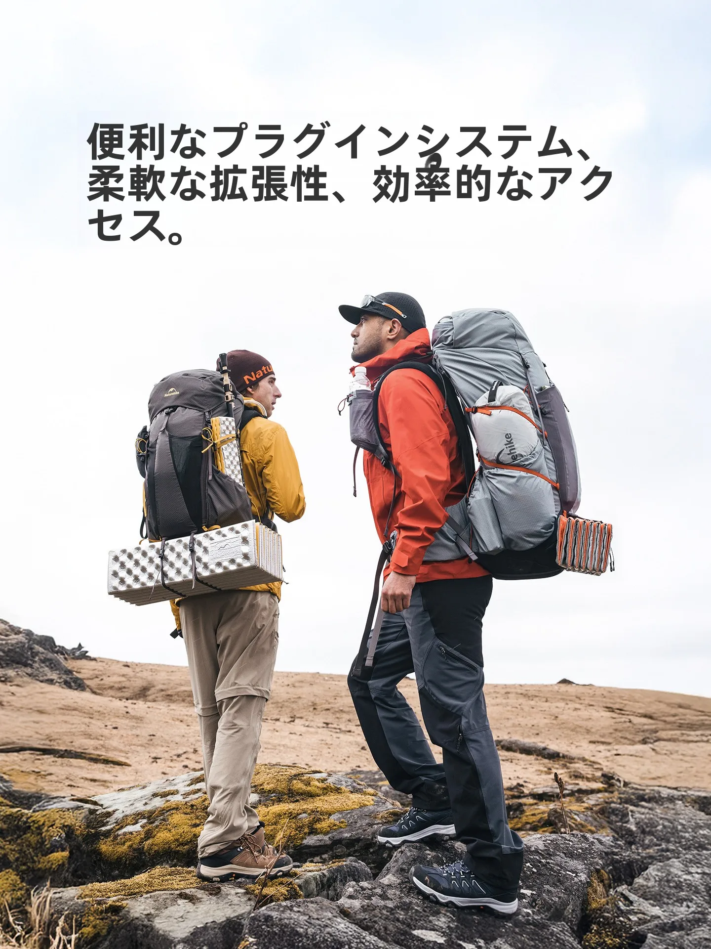 大容量アウトドア登山リュック：男女兼用の通気性設計が実用性を向上