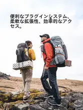 大容量アウトドア登山リュック【男女兼用・通気性・背負いやすいデザイン】