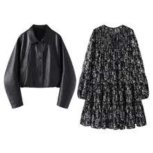 エレガントなデザインの花柄ワンピース【ロマンティック・ラウンドネック・リボン付き】