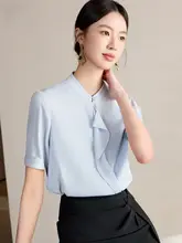 夏用 半袖シャツとスカート【高級感・ファッショナブル・スリム効果・カジュアル】（セットアップ対応）