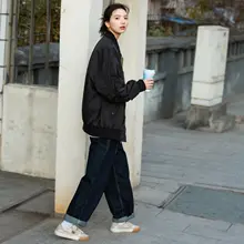 黒のリバーシブルジャケット【女性用・シンプルデザイン・春夏向け】