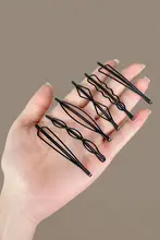 几何デザインのヘアクリップ【シンプル・前髪・サイド用】