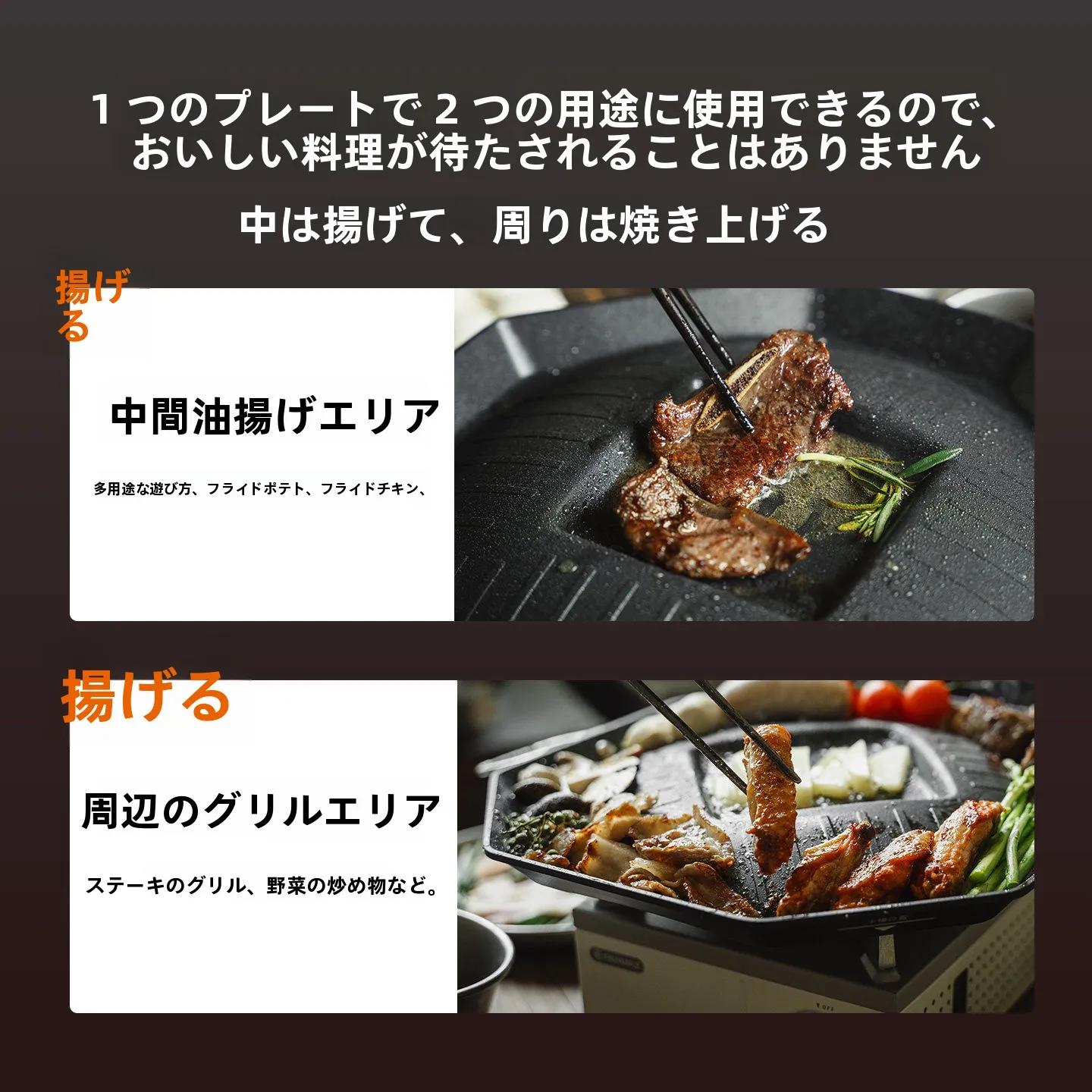 アウトドア用折りたたみ不粘焼き網：カセットコンロ対応の韓国式焼肉に最適な金属製グリルプレート