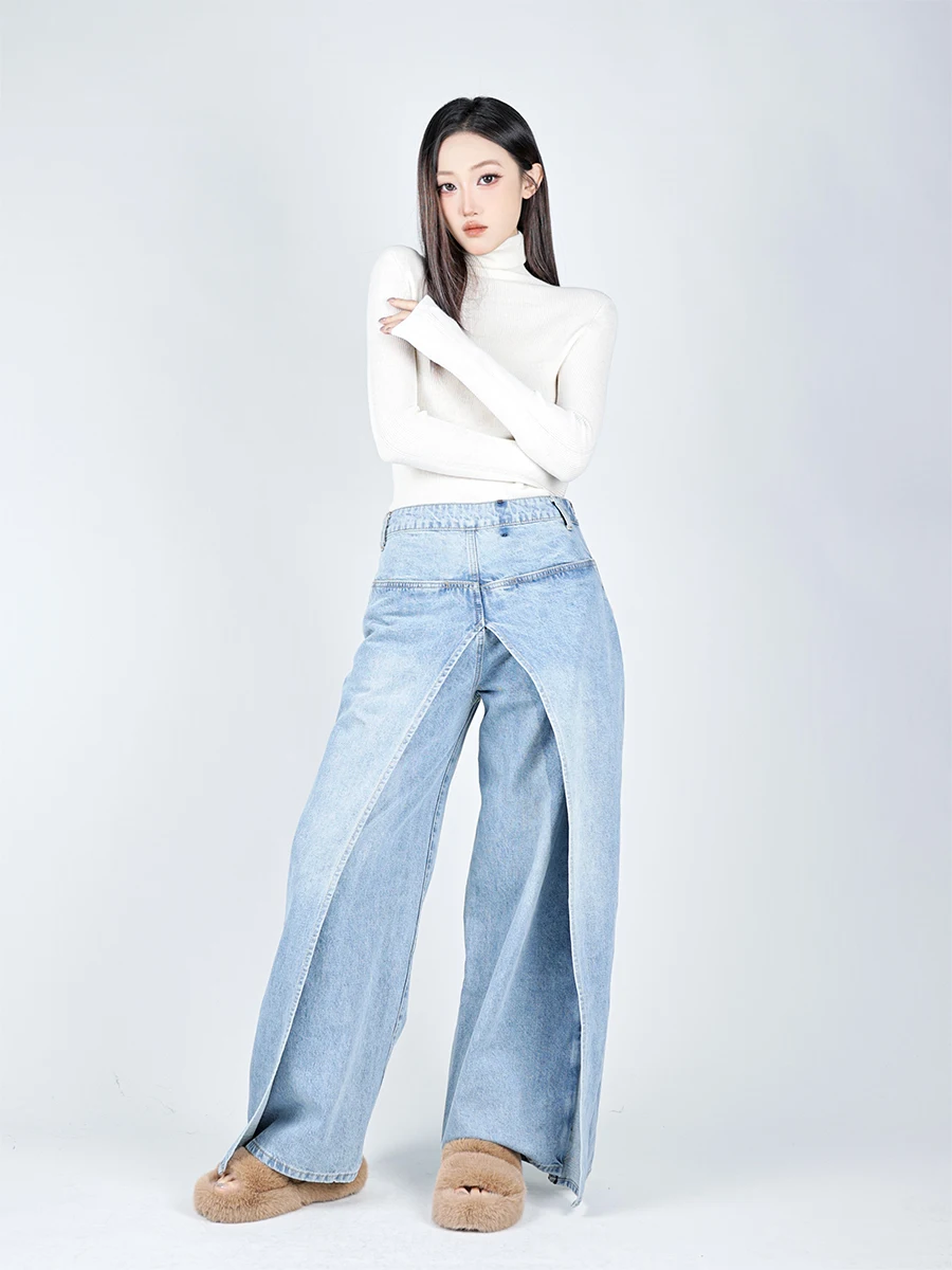 リバース古着とは？不規則デザインデニムパンツの特徴と実際の使い方