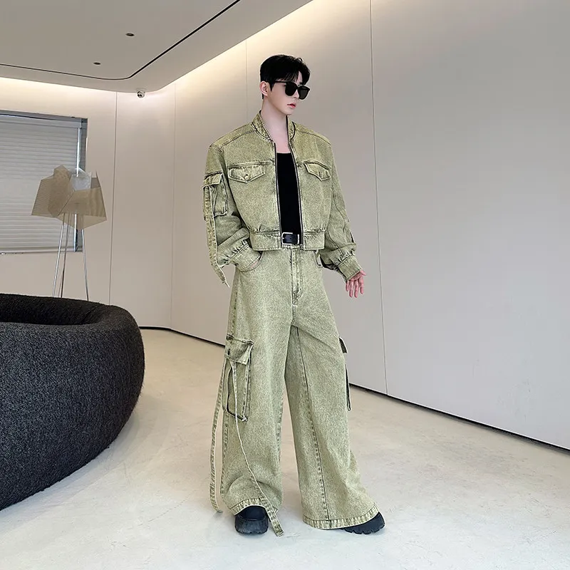 かっこいい服装 メンズ ってどう選ぶ？廃土風のデニムジャケットとパンツが解決するリアルなスタイルの秘密