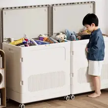 子供用 大容量おもちゃ収納ボックス【フリップトップ・整理整頓用・可愛いデザイン】