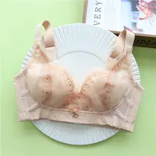 レースセクシー ノンワイヤーブラ【薄手・小胸用・調整型・副乳収束】