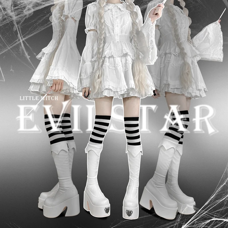 かっこいい 隠れ ツーブロック 女子 ミディアム どうやって着る？黒白のエラスティックフィットパンクゴシックデザインブーツが解決するリアルな悩み