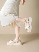 厚底デザインの女性用サンダル【夏用・極上の柔らかさ・カジュアル】