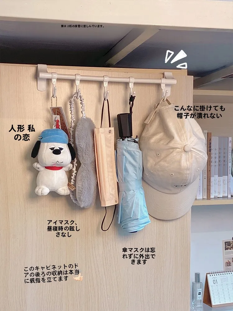 静音スライド式クローゼット吊り下げラック：穴あけ不要で収納バスケットを簡単に設置