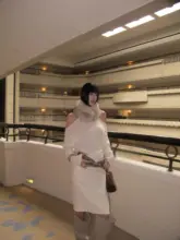 二色使いのファー巻きスカーフ【保温・秋冬向け・マ グネット留め具】
