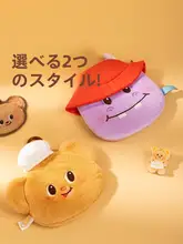 得力 コラボ かわいい紫色のハイマー 化粧ポーチ【口紅収納・掛け紐付き】